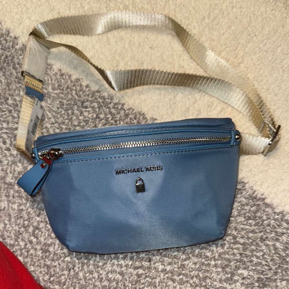 Michael Kors Blue Belt Bag
